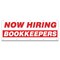 Signmission Now Hiring Bookkeepers Banner Apply Inside Accepting Application Single Sided B-120-30205 - alternate 1